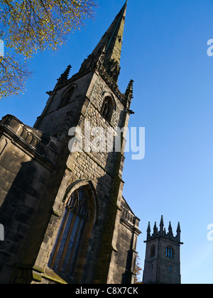 St Alkmund's and St Julian's churches Shrewsbury Shropshire UK Stock Photo