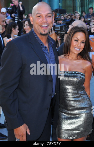 David Justice Wife arrivals MONEYBALL Premiere atToronto International Film Festival Roy Thomson Hall Toronto ON September 9 Stock Photo