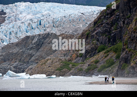 Mendenhall glacier. Juneau. Alaska. USA Stock Photo