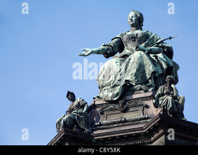 Vienna - queen Maria Theresia landmark Stock Photo