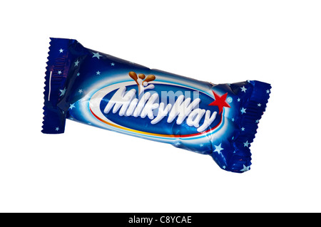 Snack Size Milky Way chocolate Bar Stock Photo