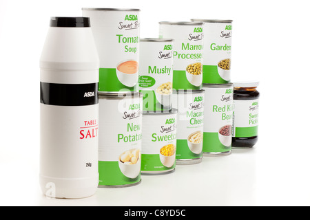 A selection of Asda products Stock Photo