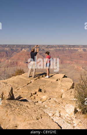 Grand Canyon South Rim Arizona USA Stock Photo