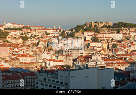 Lisbon overview, landscape mode Stock Photo