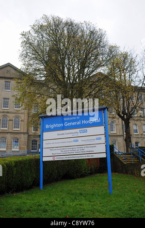 Brighton General Hospital part of Brighton and Sussex University Hospital NHS trust Stock Photo