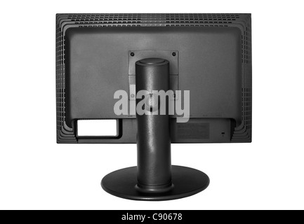 monitor is isolated on a white background Stock Photo
