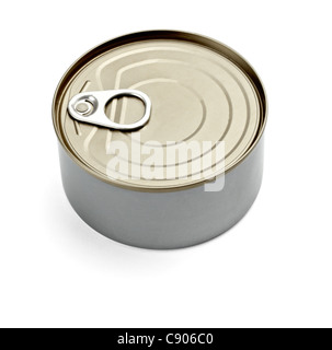 close up of aluminum tin can Stock Photo