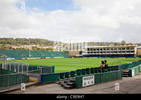Bath, Somerset, England, UK, Britain. The Recreation Ground where the rugby union football club is based. Also known as The Rec Stock Photo
