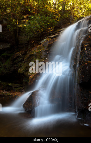 Maidenhair Falls in the Ravel Cliff Falls recreation area Stock Photo ...