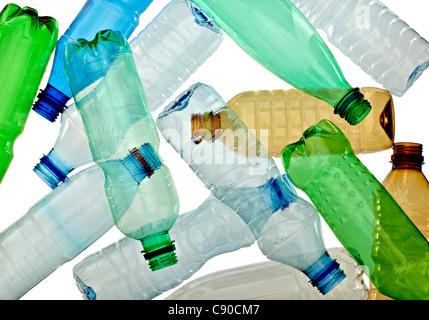 empty plastic bottle, isolated on white background Stock Photo - Alamy