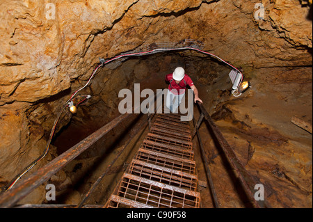 Sygun Copper Mine, Beddgelert, Snowdonia National Park, Wales, UK Stock Photo