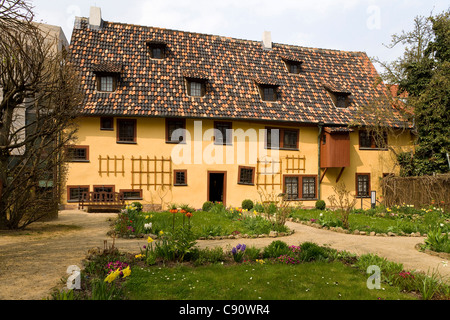 Bachhaus, supposable house of Johann Sebastian Bach's birth, Eisenach, Thuringia, Germany, Europe Stock Photo