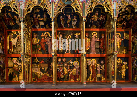 Altar of Cismar monastery, Cismar, Schleswig-Holstein, Germany, Europe Stock Photo
