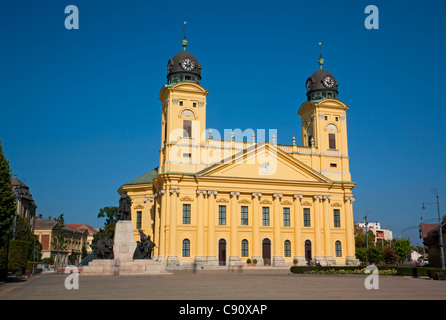 Great Church or Nagytemplom Calvinist Church in Debrecen Eastern Hungary Stock Photo