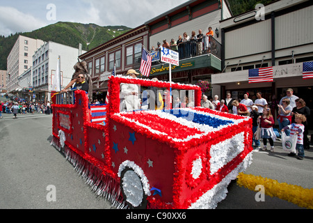 4th July parade. Juneau. Alaska. USA Stock Photo