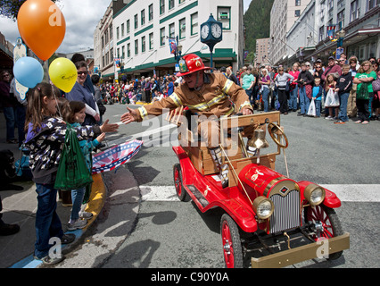 4th July parade. Juneau. Alaska. USA Stock Photo