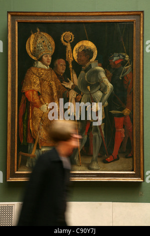 The Alte Pinakothek (Old Pinakothek), famous art museum in Munich city ...