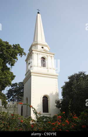 St. Mary's Church located at Fort St George is the oldest Anglican church East of Suez and also the oldest British building in Stock Photo