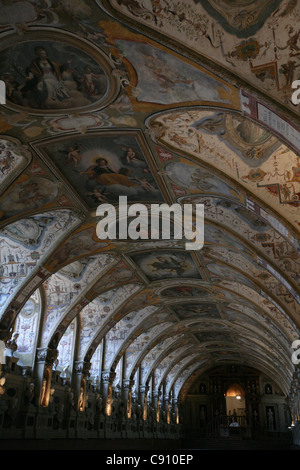 Renaissance hall of the Antiquarium of the Residenz Palace in Munich, Germany. Stock Photo