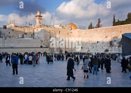 Western Wall in Jerusalem in Israel Stock Photo