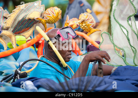 The Netherlands, Bonaire Island, Dutch Caribbean, Kralendijk, Carnival. Stock Photo