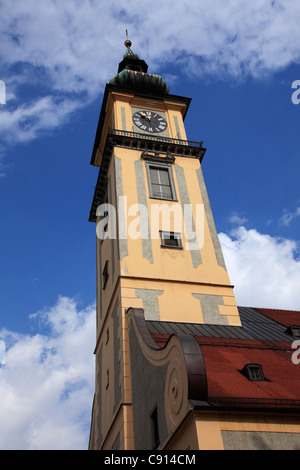 Linz is the third city in Austria, and a centre of political and religious power for centuries, in the Holy Roman Empire. Stock Photo