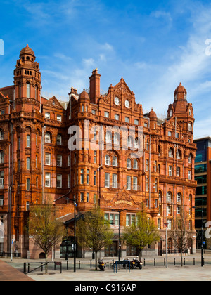 The Midland Hotel in central Manchester England UK which opened in 1903 and is clad in red brick and terracotta Stock Photo