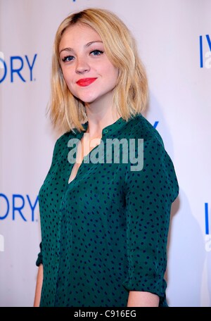 Abby Elliot at the press conference for Ivory Brand Campaign Launch, The Metropolitan Pavilion, New York, NY November 7, 2011. Photo By: Lee/Everett Collection Stock Photo