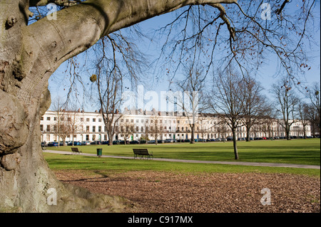 Montpellier Gardens lies at the heart of the town centre and are an important part of Cheltenham's regency landscape. Many of Stock Photo