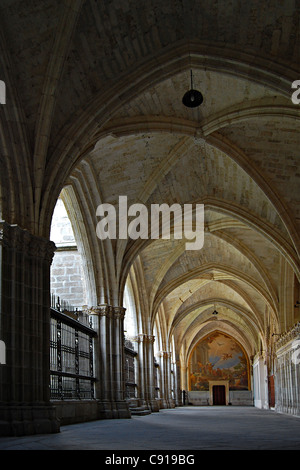 Cloister, Cathedral of Toledo, Spain Stock Photo