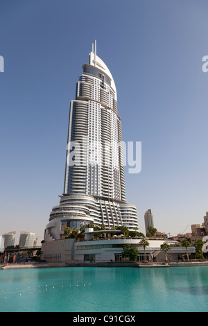 The Address Downtown Dubai in Dubai Stock Photo