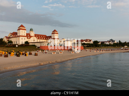 Viw at spa hotel at the beach, Baltic resort Binz, Ruegen, Mecklenburg-Western Pomerania, Germany, Europe Stock Photo