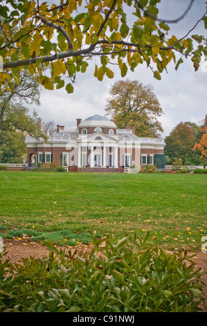 Thomas Jefferson's estate, Monticello, VA Stock Photo