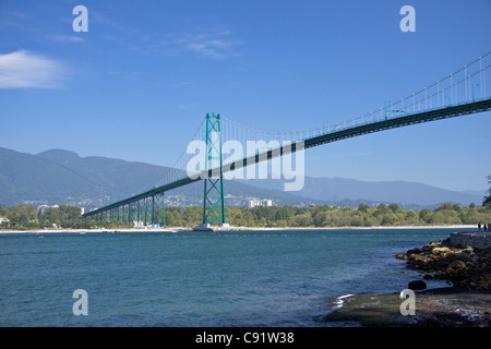 Vancouver is a coastal city and sea port in British Columbia. It is the largest city in the Pacific Northwest. Stock Photo