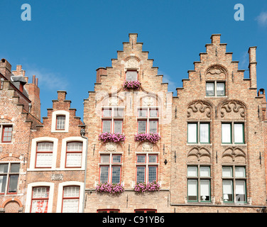 Traditional Flemish Architecture Is Abundant In Bruges Where Many Fine traditional-flemish-architecture-is-abundant-in-bruges-where-many-fine