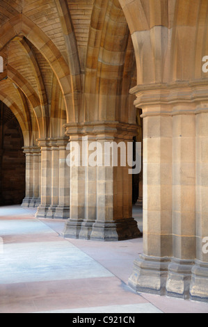 City of Glasgow University cloisters, Scotland Stock Photo