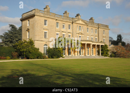 English manor house. Exbury Gardens, Hampshire, England. Stock Photo
