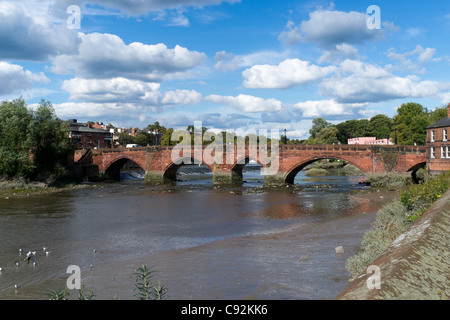 The River Dee at Chester. Stock Photo