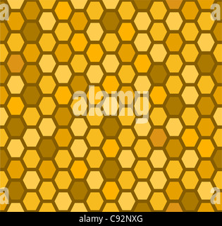 Abstract colorful honeycomb honey seamless pattern hexagon mosaic ...