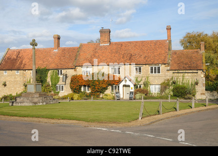 The Falcon, in Castle Ashby, Northamptonshire, England Stock Photo