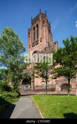 Liverpool Cathedral is the Church of England cathedral of the Anglican Diocese of Liverpool. Stock Photo