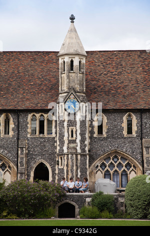 England, Kent, Canterbury. Tradescant House, The King's School, Canterbury, the oldest school in England. Stock Photo