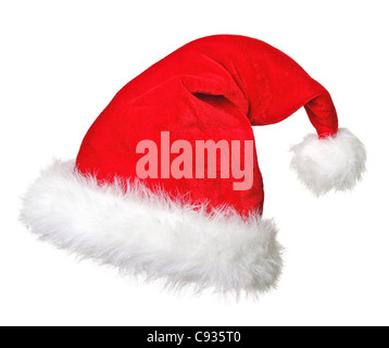 fine image of santa claus hat Stock Photo
