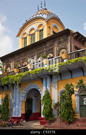 An ornate Jain temple at Manikula on the outskirts of Kolkata. Stock Photo