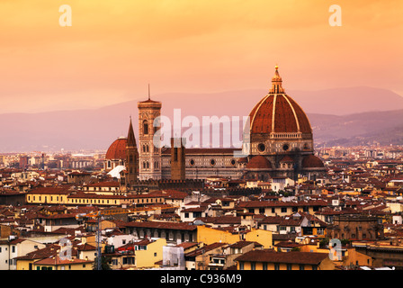 Italy, Florence, Tuscany, Western Europe; The 'Duomo' Stock Photo