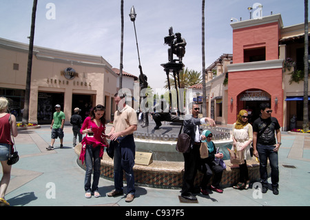 The entrance to Universal Studios, LA, Hollywood Stock Photo