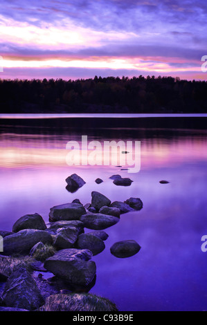 Purple sunset over the Black Sea, Batumi beach. Georgia Stock Photo - Alamy