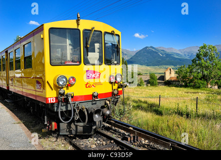 Historic train: le train Jaune, France. Stock Photo