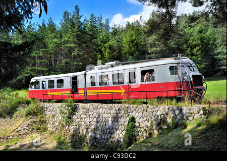Historic train: les Voies Ferrées du Velay, France. Stock Photo