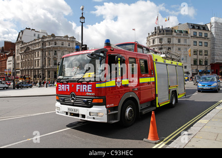 London Fire Brigade - London, England. Stock Photo